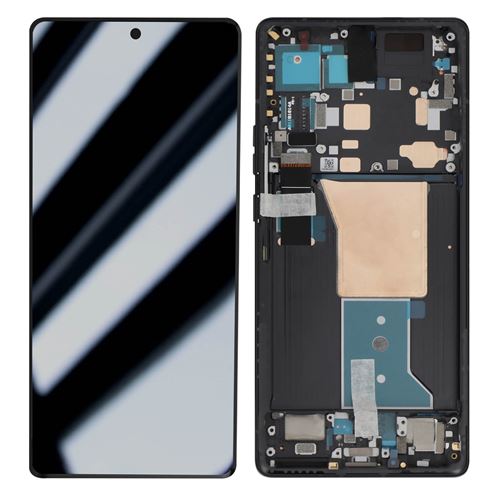 Non Communiqué Noir Écran Pour Motorola Edge 40 Pro Lcd + Vitre Tactile + Châssis Original Motorola