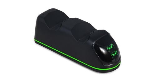 Generique Noir Double Chargeur Pour Ps4 Manette Sans Fil - Image 2