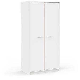 Armoire de chambre  REVERSO    mat  2 portes  88 3   50   180 9 cm - 1