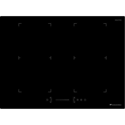 Plaque A Induction - 4 Foyers - 7200 W - 70 Cm - Ceti724Z2Flex - Noir