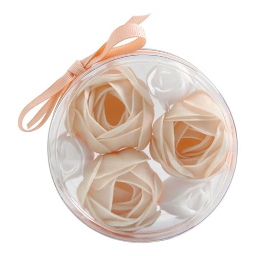 Coffret de 3 roses de savon Camellia nudes - Mathilde M - Rose -
