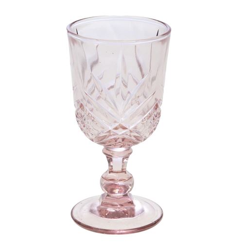 Non Communiqué Rose Boîte De 6 Verres À Pied - Amadeus - Verre