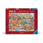Puzzle 1000p Noël au village des cookies