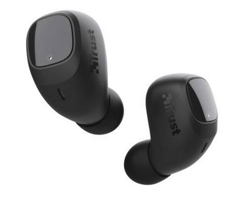 Trust Nika Compact - Véritables écouteurs sans fil avec micro - intra-auriculaire - Bluetooth - noir
