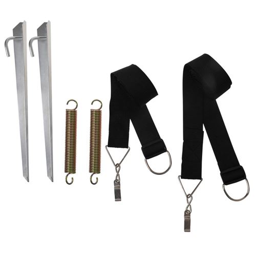 Kit de fixation ProPlus 361723 pour auvent Omnistor + 3 protections