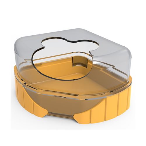 Comparer les prix de Maison de toilette pour petits rongeurs. Rody3 . couleur banane. taille 14.3 cm x 10.5 cm x 7 cm . pour rongeur.