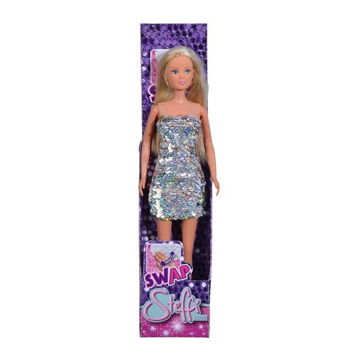 Simba Toys 105733279 Poupée - Steffi Love avec robe à paillettes