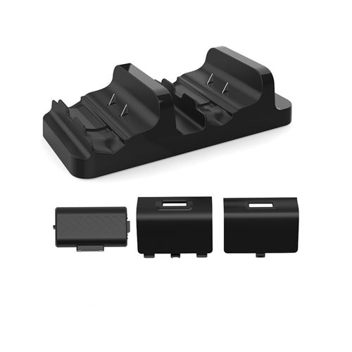 Station De Chargement + Batterie Rechargeable Pour Xbox One / S / X Noir MK72