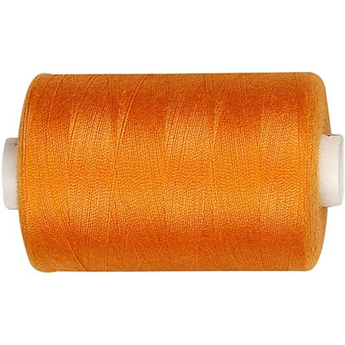 Creotime fil à coudre polyester orange 1000 mètres