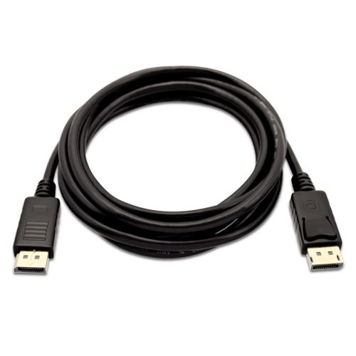 v7 cable mini dp vers dp male 2m noir 100 cuivre noir
