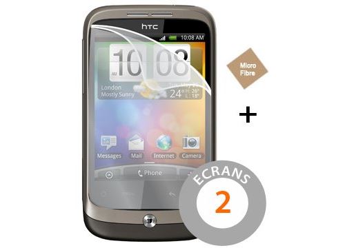 2 films protecteur écran pour HTC Wildfire