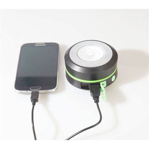 Lanterne de Camping Solaire à Eclairage LED Pliable et Batterie Externe Portable 800 mAh (Rouge)