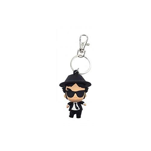 SD Toys Jake Porte-clés Cabezon Caoutchouc pokis The Blues Brothers Blister Multicolore (sdtuni89016)