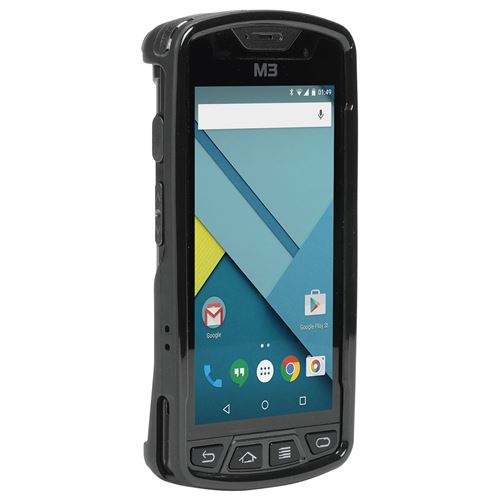 Coque de protection renforcée Mobilis Protech Pack pour M3 Mobile SM15 / 10 - Bandoulière incluse - Noir