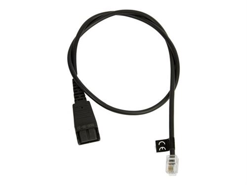 Jabra - Câble Pour Casque Micro - Rj-11 Mâle Pour Déconnexion Rapide Mâle - Image 1
