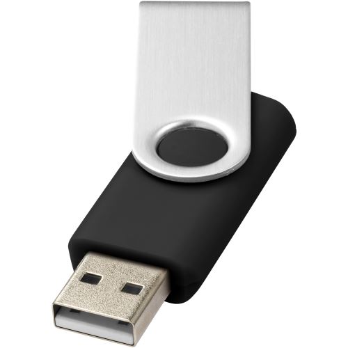 Bullet Rotate Clé USB de base (2GB) (Noir / argent) - UTPF1524