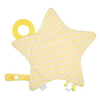 Saro Couverture Caline Etoile Jaune 24 X 22 Cm Personnage En Peluche Achat Prix Fnac