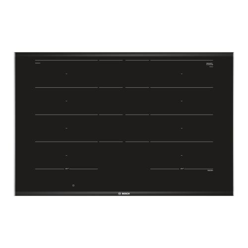 Bosch Serie 8 PXY875DC1E - Table de cuisson à induction - 4 plaques de cuisson - Niche - largeur : 75 cm - profondeur : 49 cm - noir