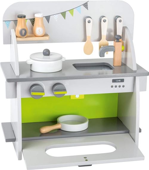 Small Foot Multicolore Cuisine En Bois D Enfant Compact