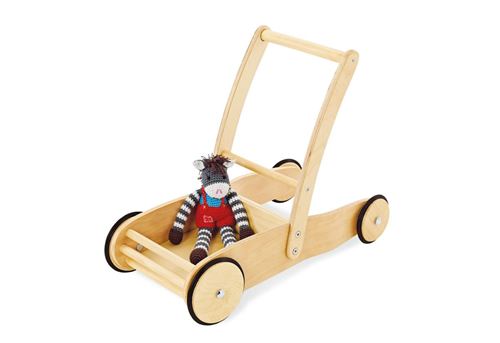 Pinolino ULI Chariot de marche bois naturel