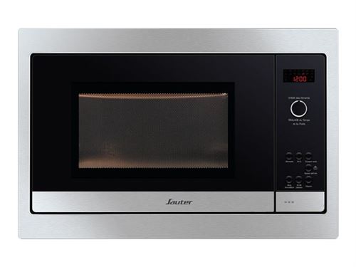 SAUTER SMS4340X - Micro ondes monofonction Inox - 26 L - 900 W - Encastrable