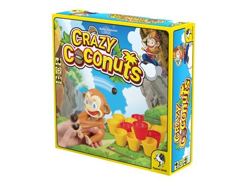 Pegasus Spiele - Crazy Coconuts - jeu d'action/adresse, jeu de société