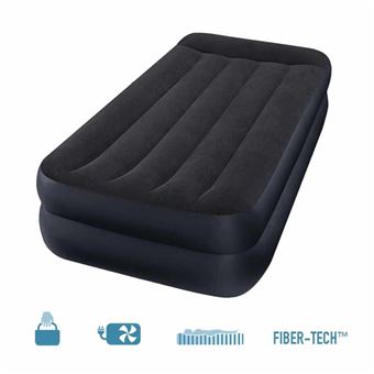 Lit gonflable électrique Intex Rest Bed 1 Place Bleu