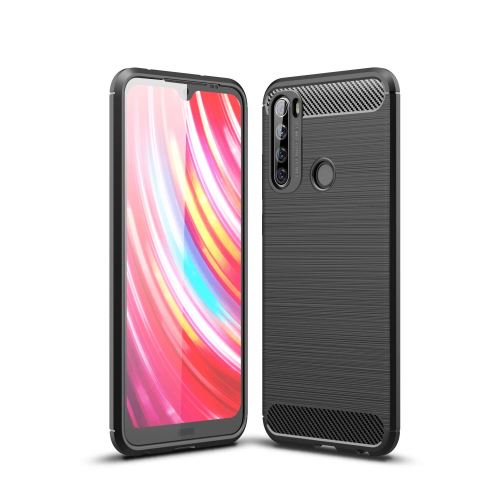 Coque de protection pour Xiaomi Redmi Note 8T Fibre de Carbone Noir
