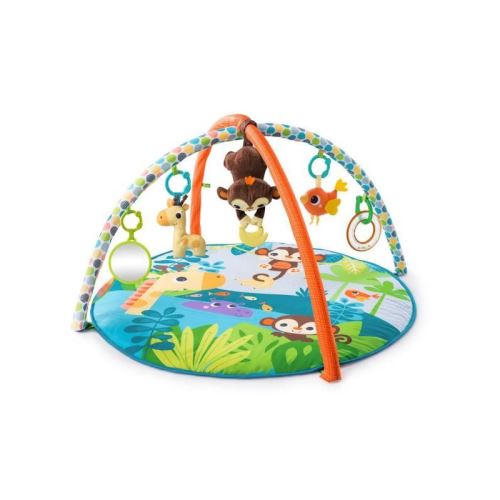bright starts tapis d'eveil monkey business musical