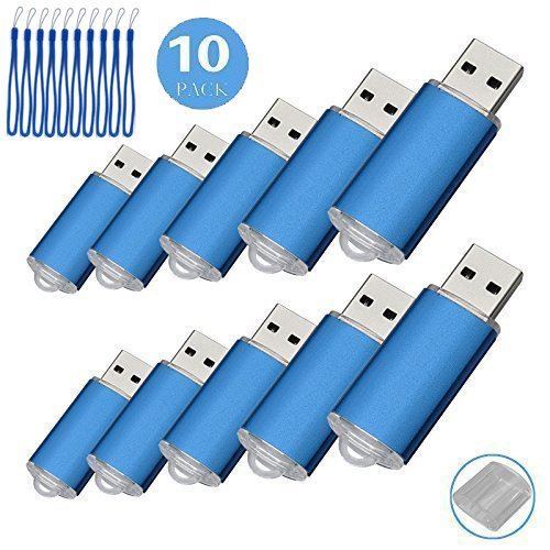 Lot 1 G USB Flash Drive USB 2.0 disque mémoire Memory Stick Pen Drive 1 Go bleu