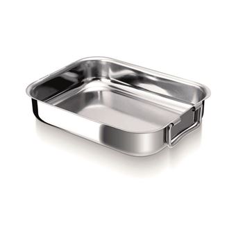 BEKA Plat rectangulaire - Inox - 40 x 28 cm - 1