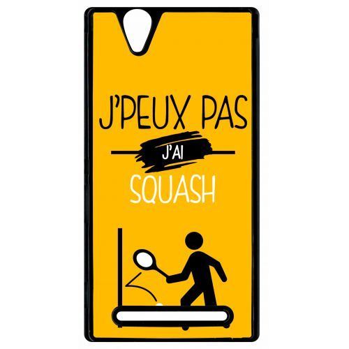 Coque sony xperia t2 j peux pas j ai squash 10