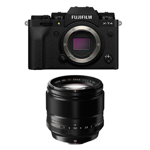 FUJIFILM x-t4 noir + 56mm
