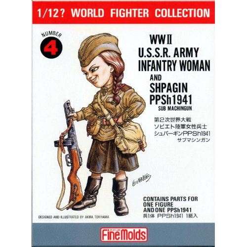 Série 112 de chasseurs dans le monde FT4 Seconde Guerre mondiale Soldat féminin Armée de terre de l'Union soviétique