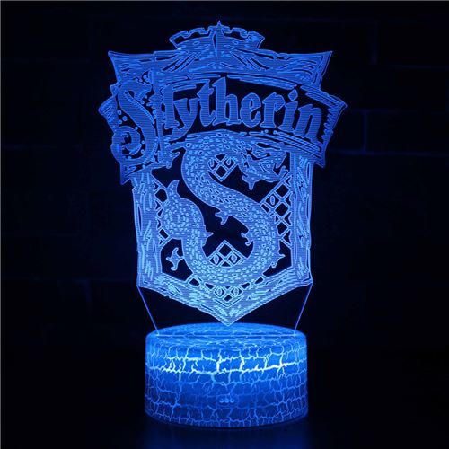 Lampe 3D Tactile Veilleuses Enfant 7 Couleurs avec Telecommande - Harry potter #249