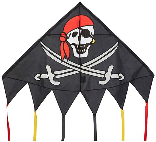 HQ Delta Jolly Roger Cerf-Volant, 106115, Noir