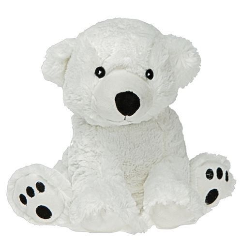 Bouillotte micro-ondes naturelle - Ours polaire