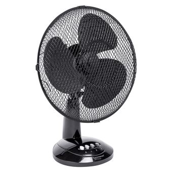 Bestron Ventilateur De Table Panier 27cm Noir 30w Debit