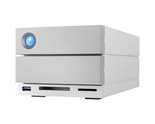 LaCie 2big Dock Thunderbolt 3 - Hard drive array - 28 TB - 2 bays (SATA-600) - HDD 14 TB x 2 - USB 3.1, Thunderbolt 3 (extern)