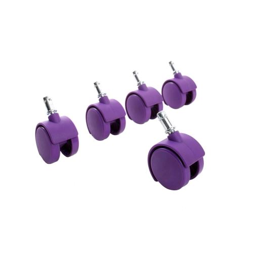 Miliboo Roulettes violettes