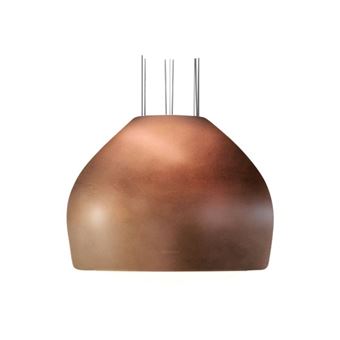 Falmec Circle.Tech Sophie - Hotte - hotte îlot - largeur : 54 cm - profondeur : 54 cm - recyclage - cuivre antique