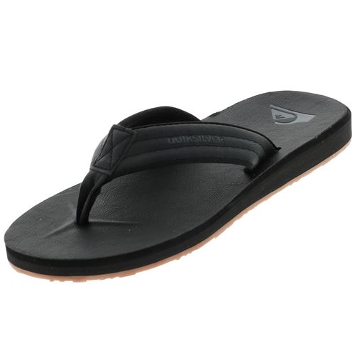 Tongs claquettes Quiksilver Carver nubuck nr tong Noir taille : 47 réf : 90168