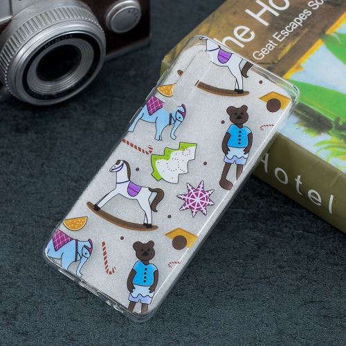 Coque en TPU impression de motif ours pour votre Huawei P30