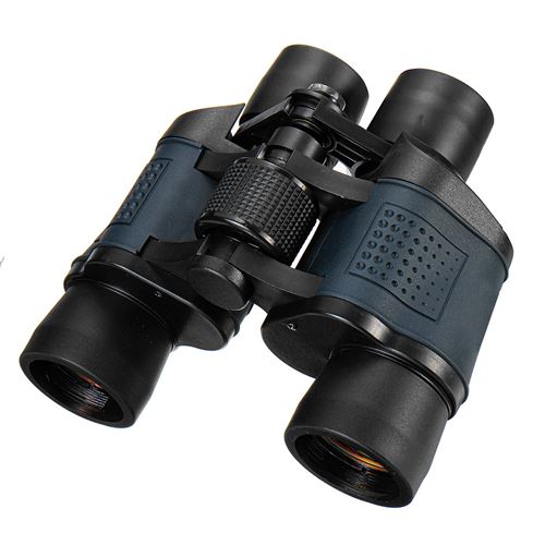 Jumelles Zoom 60X60 Vision jour / nuit Voyage Télescope de chasse HD en plein air + sac - Noir