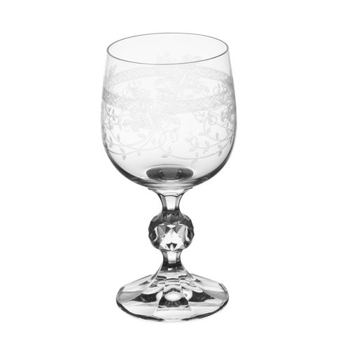 VERRERIE DE BOHEME - VERRE A VIN 150G CLAUDIA PANTO (Lot de 6)
