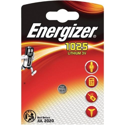 Energizer pile bouton Lithium 3V CR1025 Lithium 3V chacun