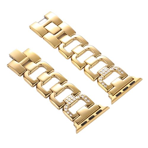 Bracelet en métal de couleur or pour votre Apple Watch Series 3/2/1 42mm