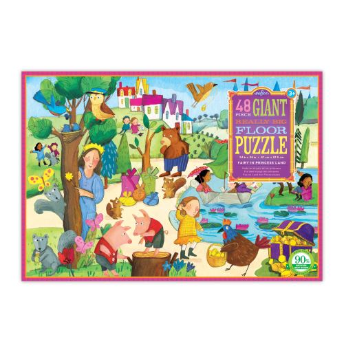 Puzzle g�ant 48p- f�e au royaume des princesses