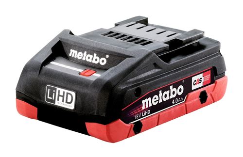 Non Communiqué Noir Batterie Lihd 18 V - 4.0 Ah - Metabo - 625367000