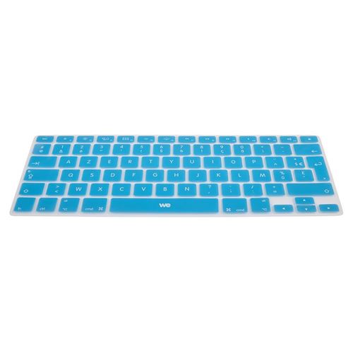 WE CLA IAIRPRORB Clavier de protection pour MacBook en Silicone Bleu